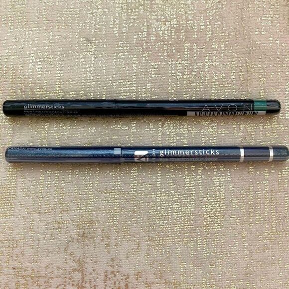 Lot of Two 2 Avon Glimmersticks Eyeliner Emerald & Starry Night Blue New/Sealed - Picture 6 of 10